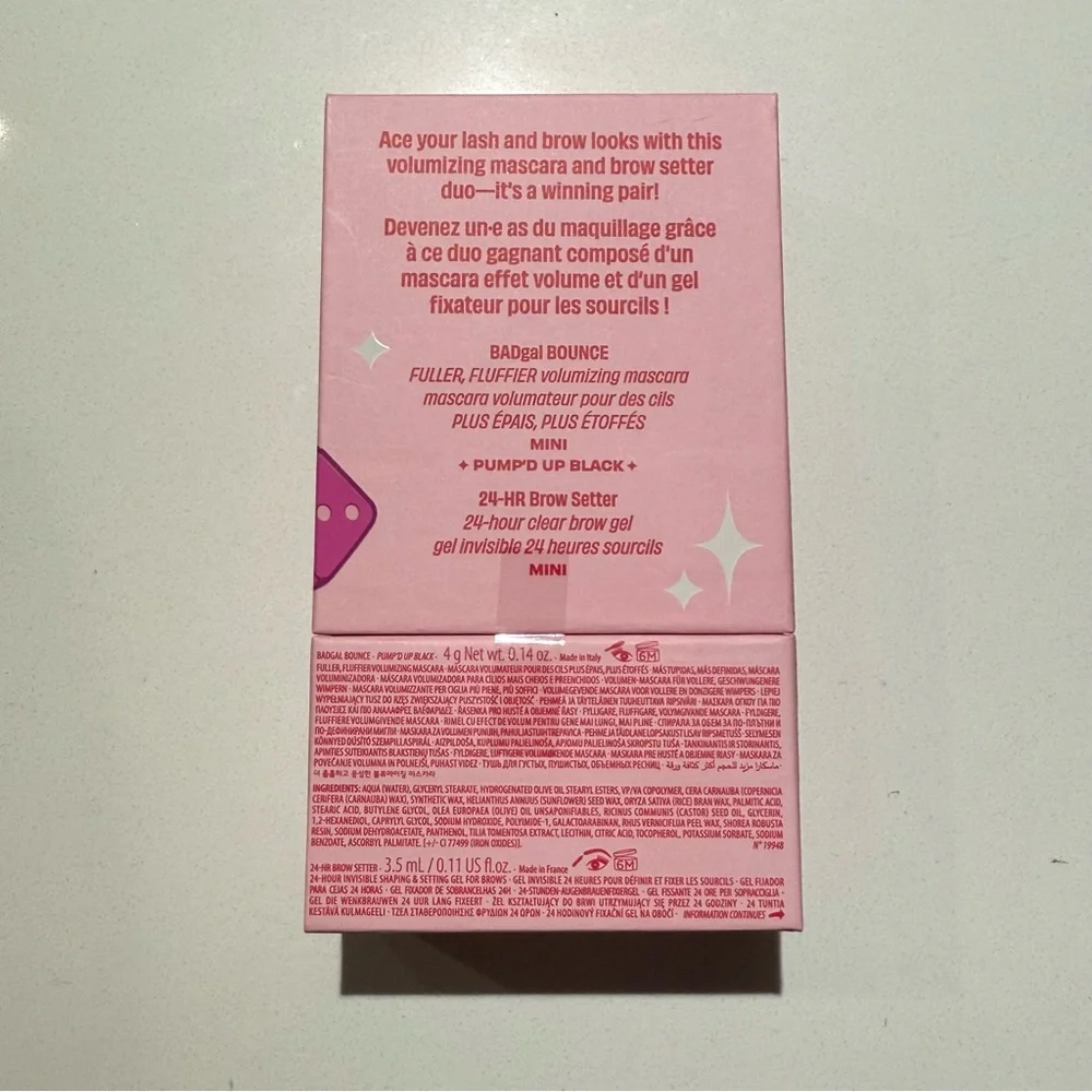Benefit Cosmetics Game, Set, Bounce Mini Bounce Mascara & Brow Setter Duo - Picture 2 of 2